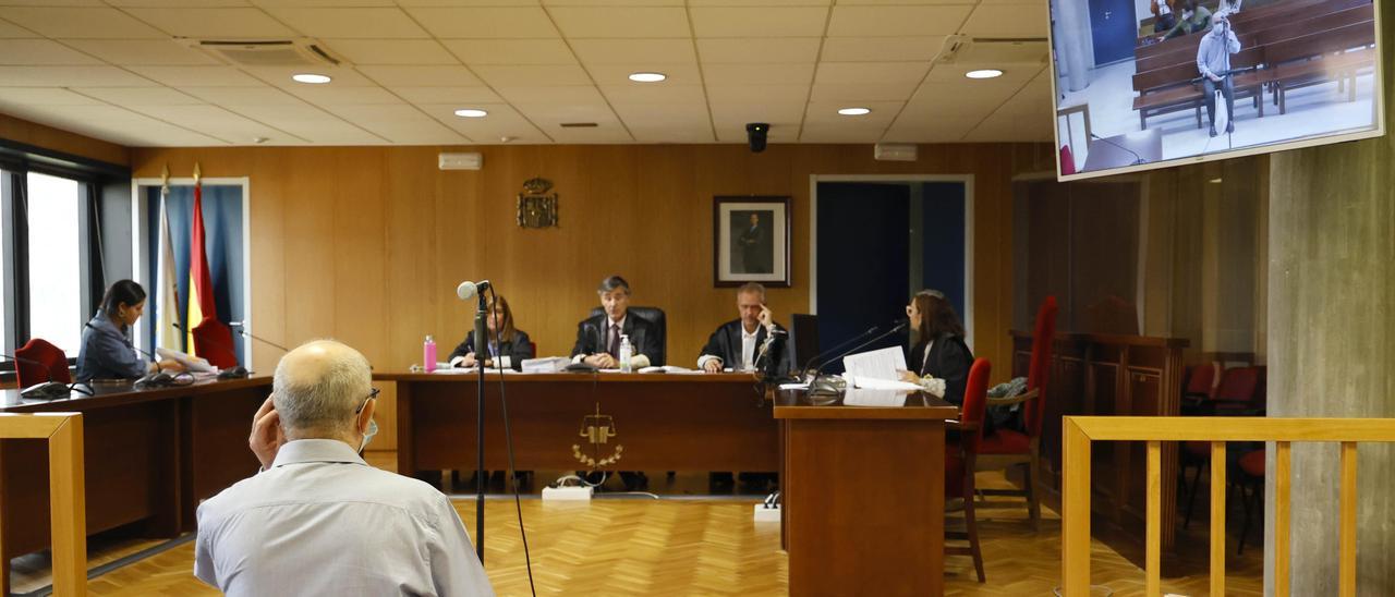 Un juicio contra un acusado de abusar de menores celebrado la pasada semana en Vigo.