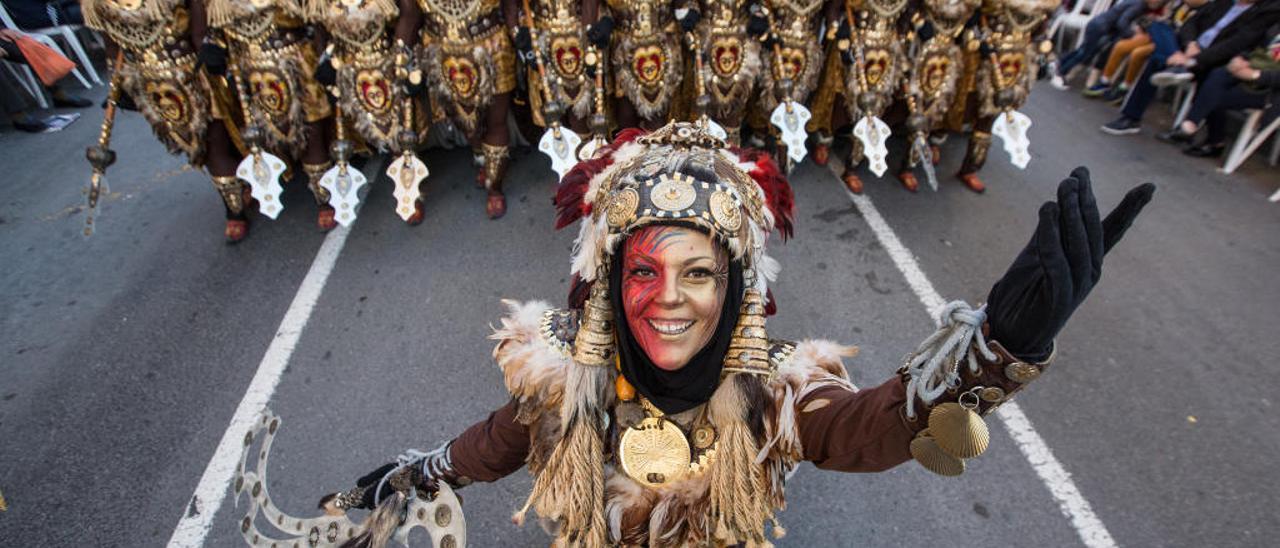 Imagen de la fiesta de Moros y Cristianos de San Vicente.