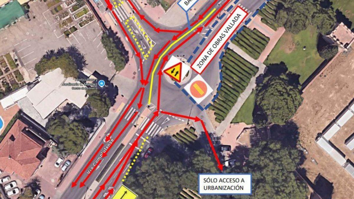 Arrancan los obras de renovación de la red de saneamiento en la Vía Complutense: Estos son los recorridos alternativos