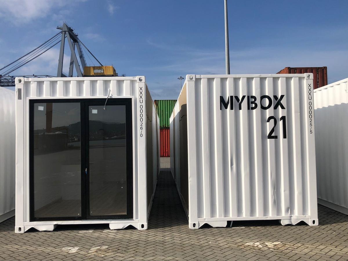 Viviendas modulares que se construirán para los afectados por el volcán de La Palma.