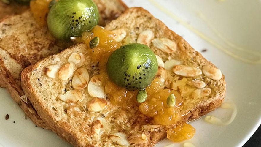 Torrijas saludables con pan integral