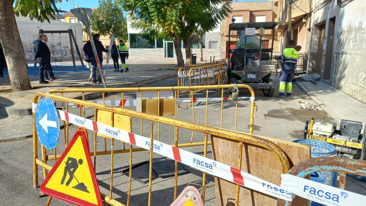 Imagen de una actuación de Facsa en Almassora.