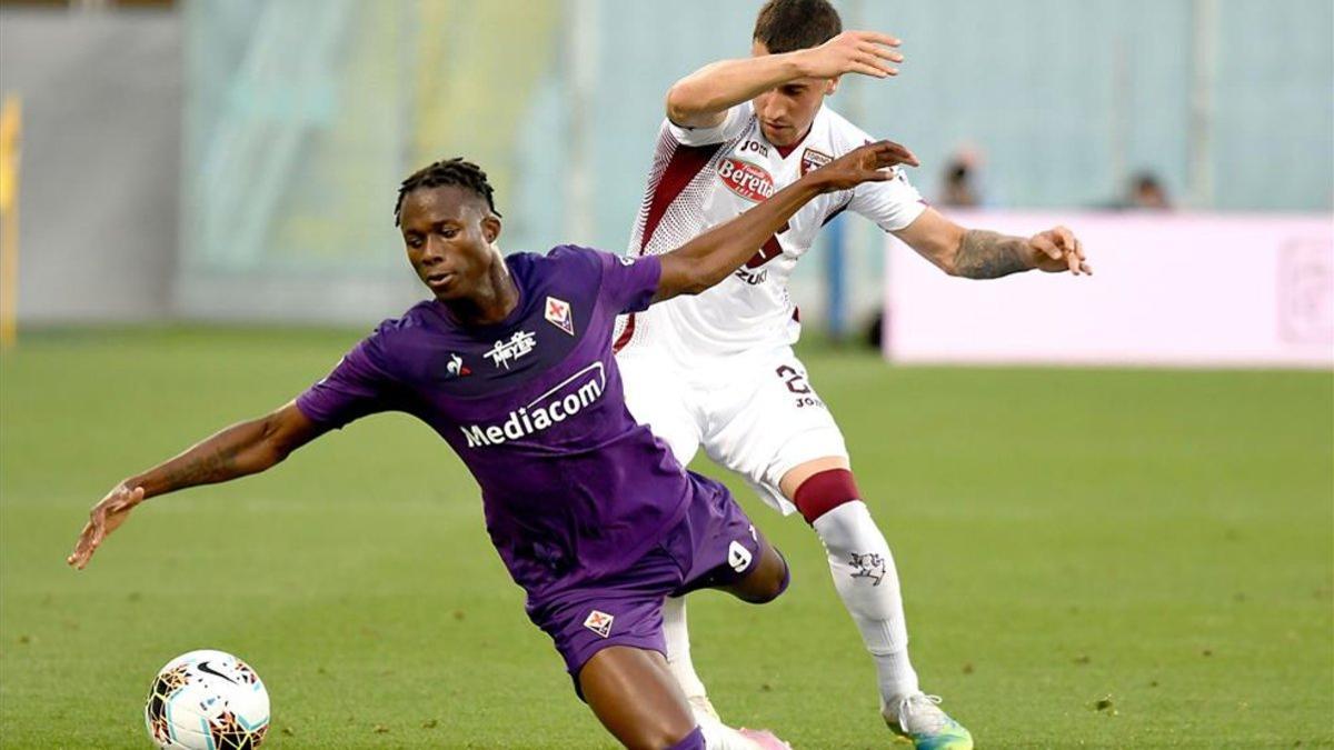 Berenguer durante un partido con el Torino