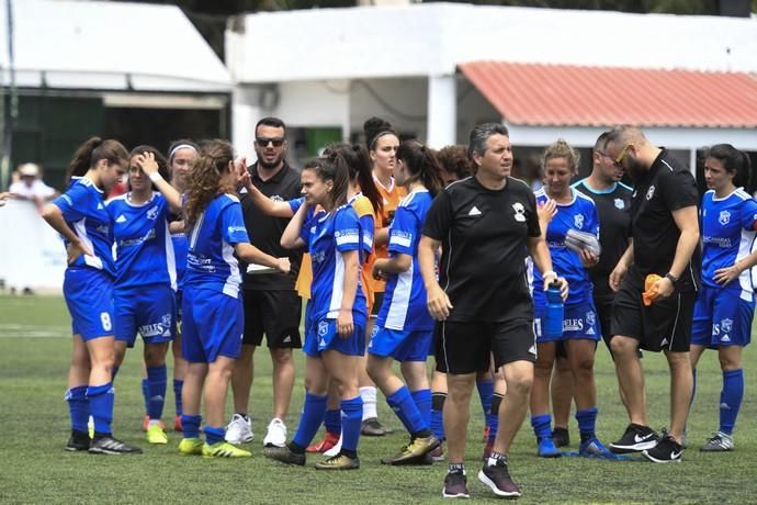 21-04-19 DEPORTES. CAMPO DE FUTBOL DE ARGUINEGUIN. ARGUINEGUIN. MOGAN. Futbol femenino FEMARGUIN-TACUENSE. Partido de vuelta de la eliminatoria para clasificarse para la promoción de ascenso a Primera. Fotos: Juan Castro.  | 21/04/2019 | Fotógrafo: Juan Carlos Castro