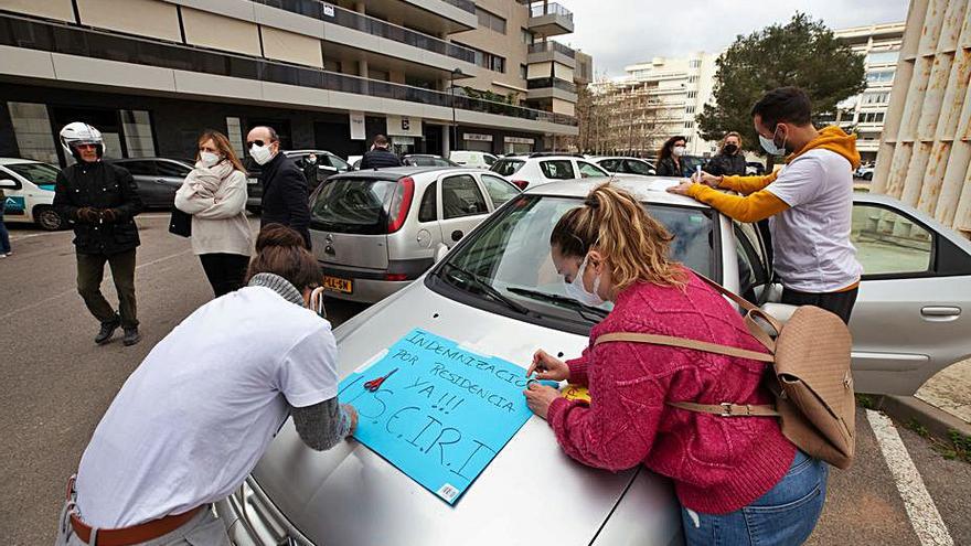 Protesta de Useiri en Ibiza