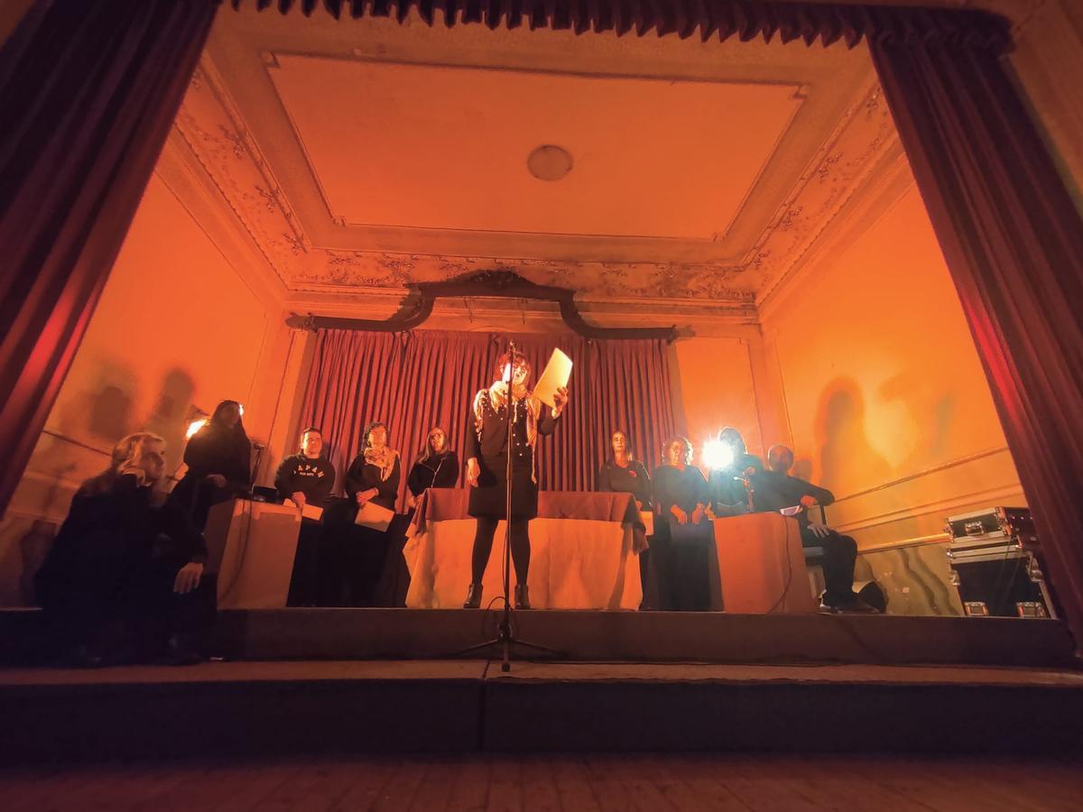 Un momento de la actuación.