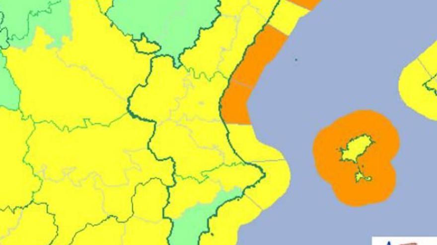 Alerta naranja por temporal marítimo en Castellón