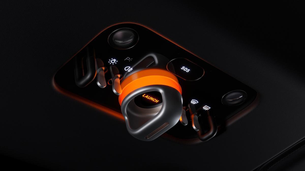 Panel superior en el Ferrari Luce