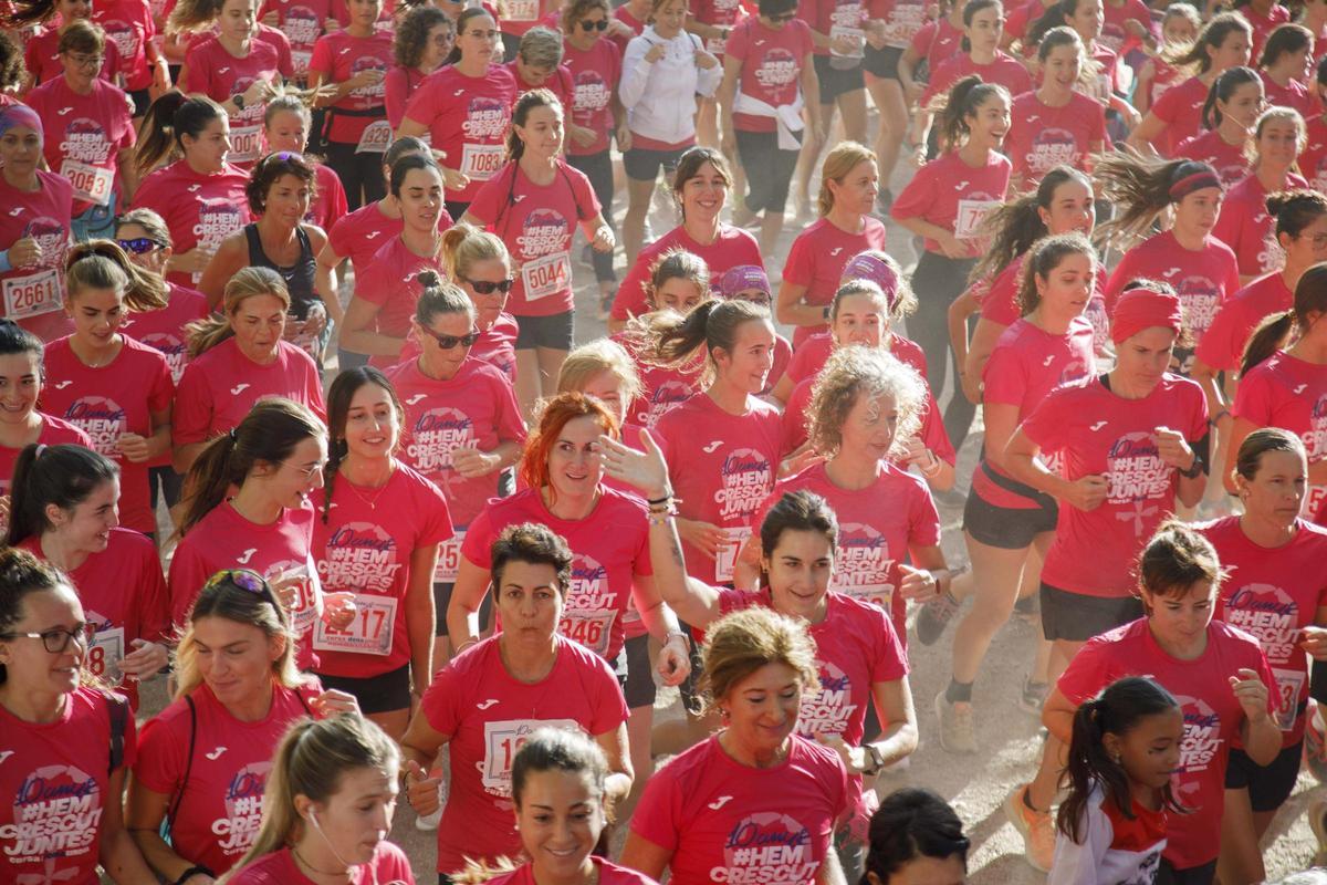 Les millors imatges de la 10a edició de la Cursa de la Dona Les millors imatges de la 10a edició de la Cursa de la Dona
