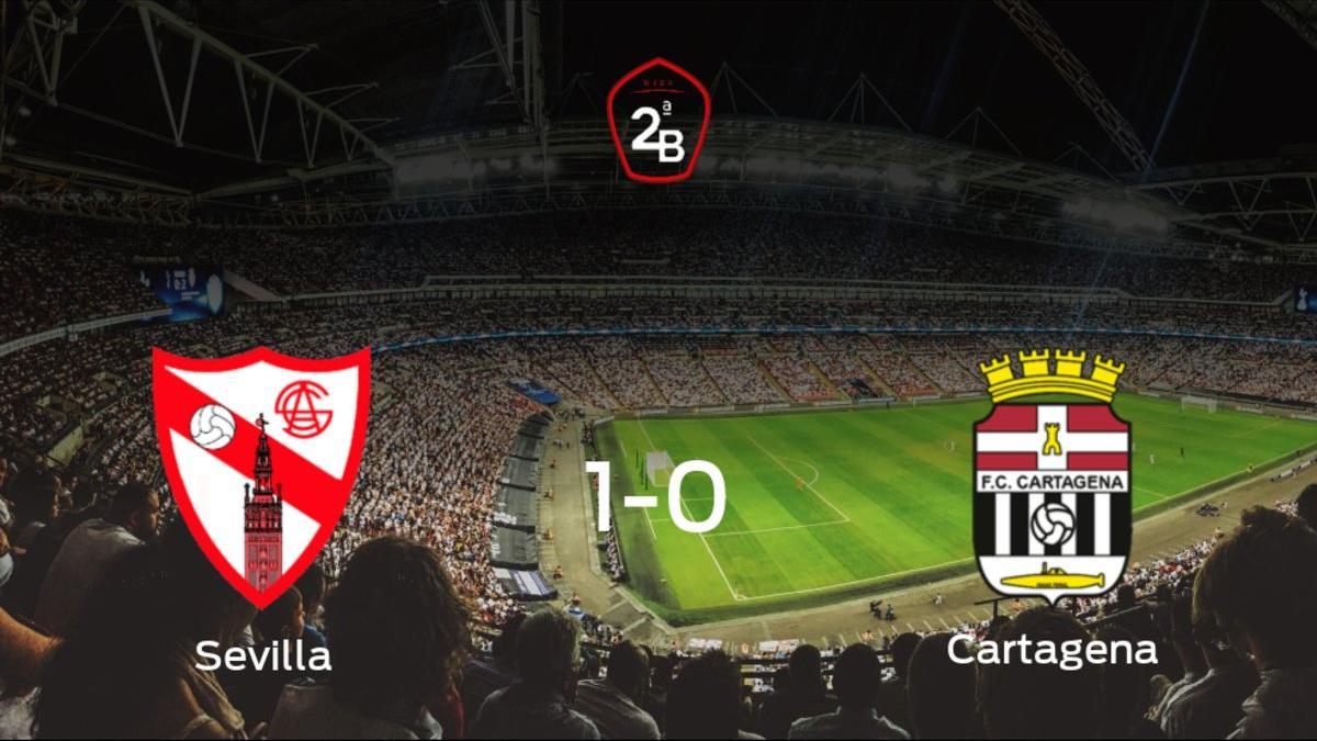 El Sevilla At. gana 1-0 al Cartagena y se lleva los tres puntos