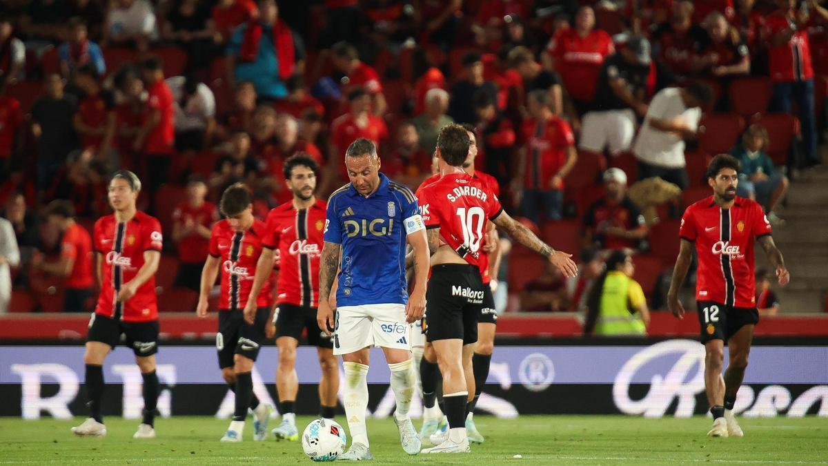 El partido Mallorca-Real Oviedo, en imágenes