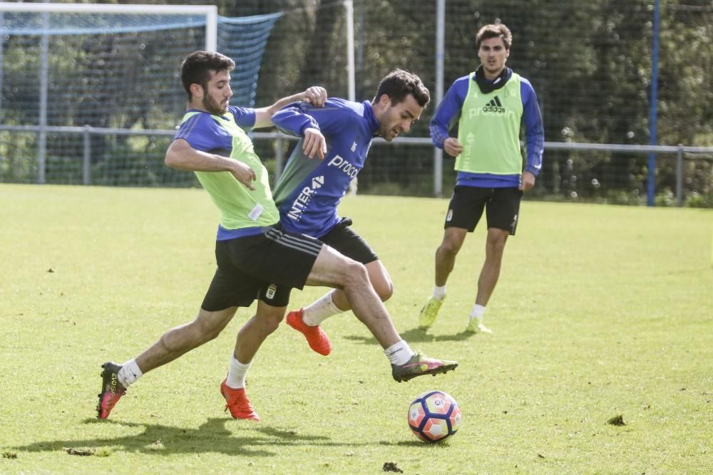 Entrenamiento del Real Oviedo en El Requexón