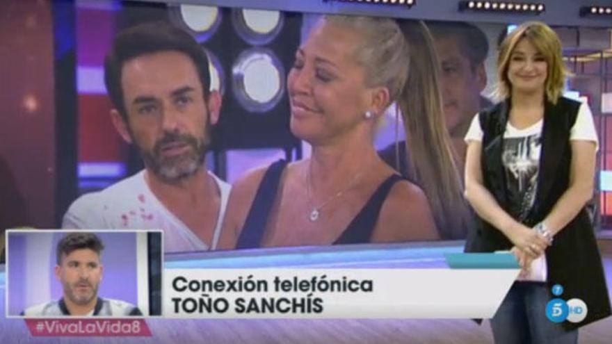 Toño Sanchís, en directo en &#039;Viva la vida&#039;