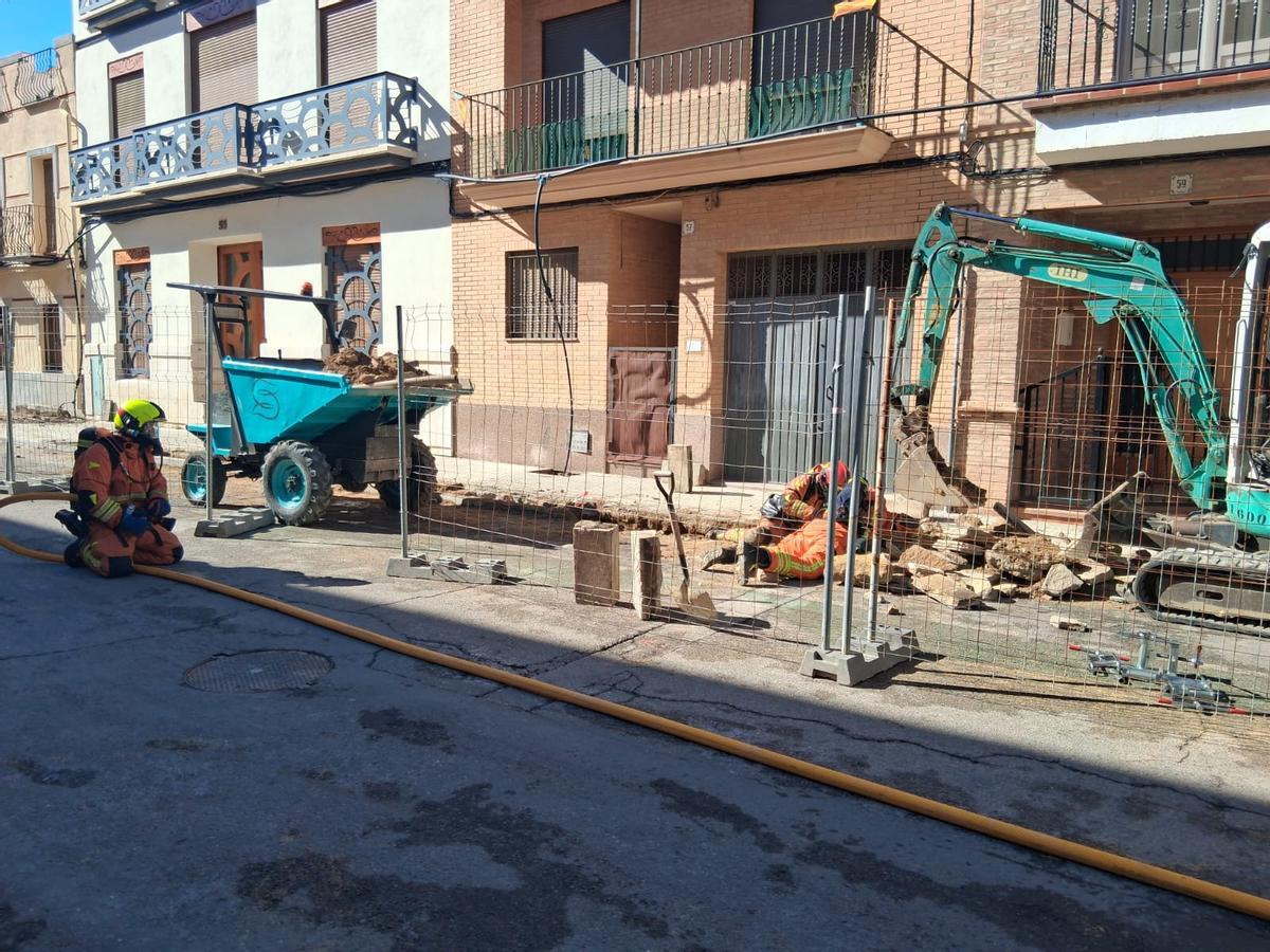 Uno de los puntos donde se ha tenido que intervenir.