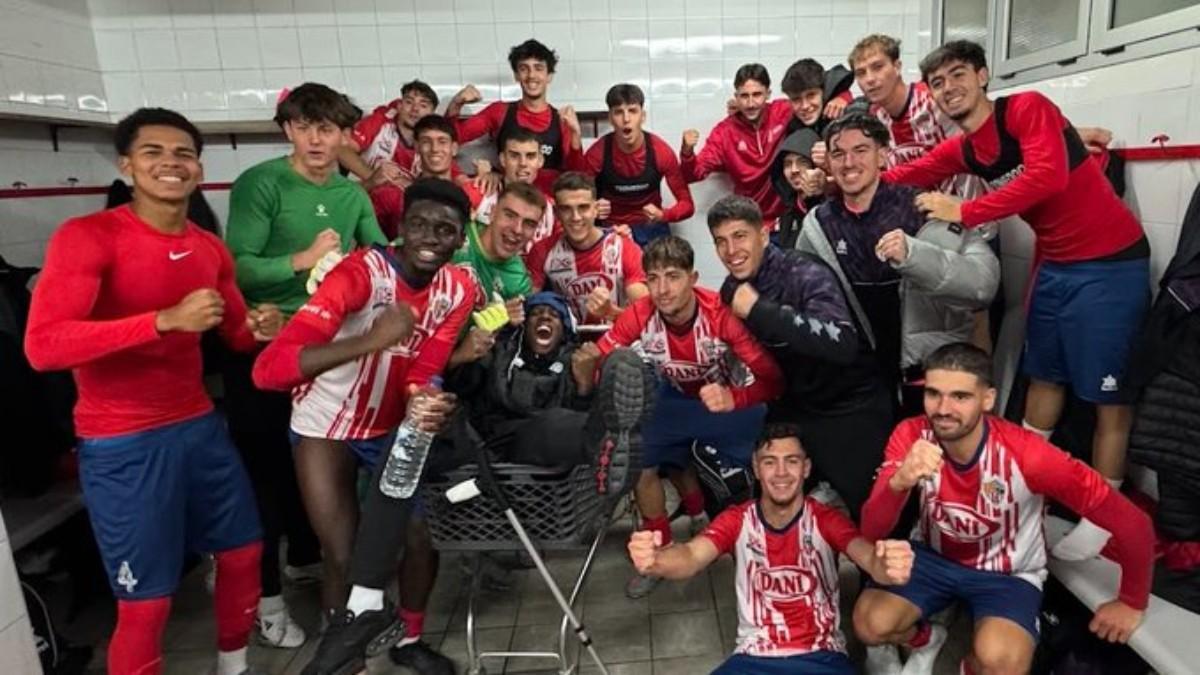 Alegría en el vestuario del Vilassar