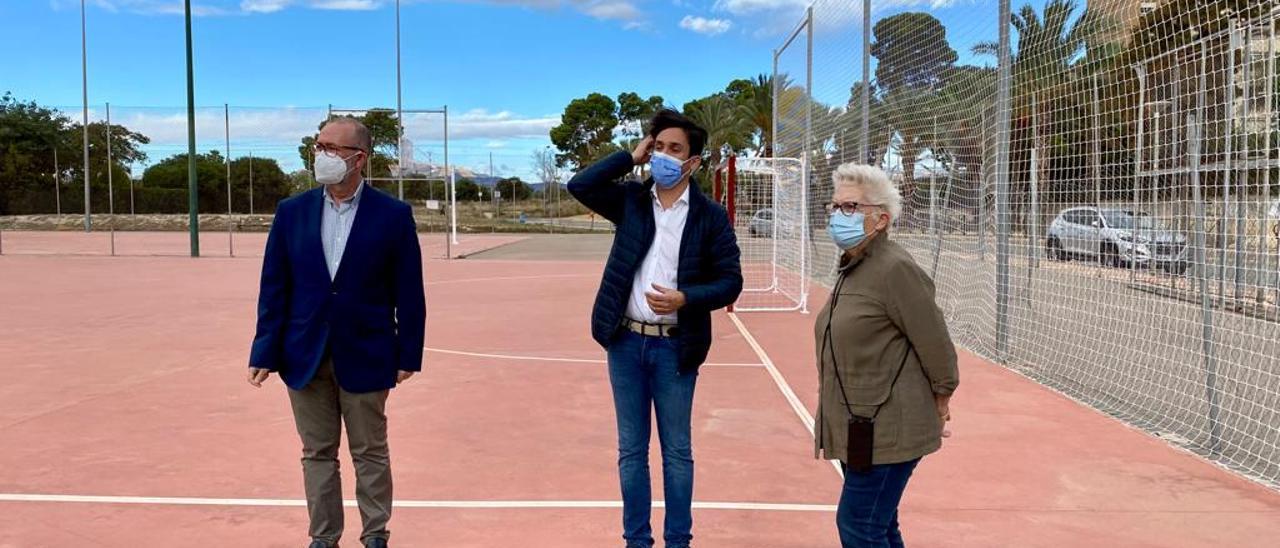 Zona deportiva de Fabraquer una vez acometidas las mejoras