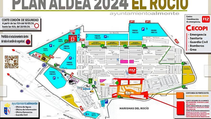 Rocío 2024: Dónde aparcar en la Aldea, cuánto cuesta y cómo hacer reservas de parking online