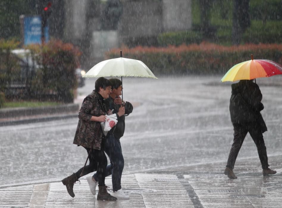 Tormenta en Oviedo