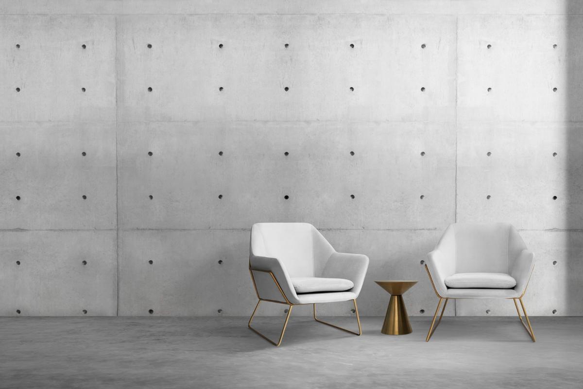 Un espacio creado con microcemento.