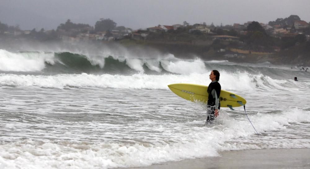 Oleaje por temporal en las Rías Baixas