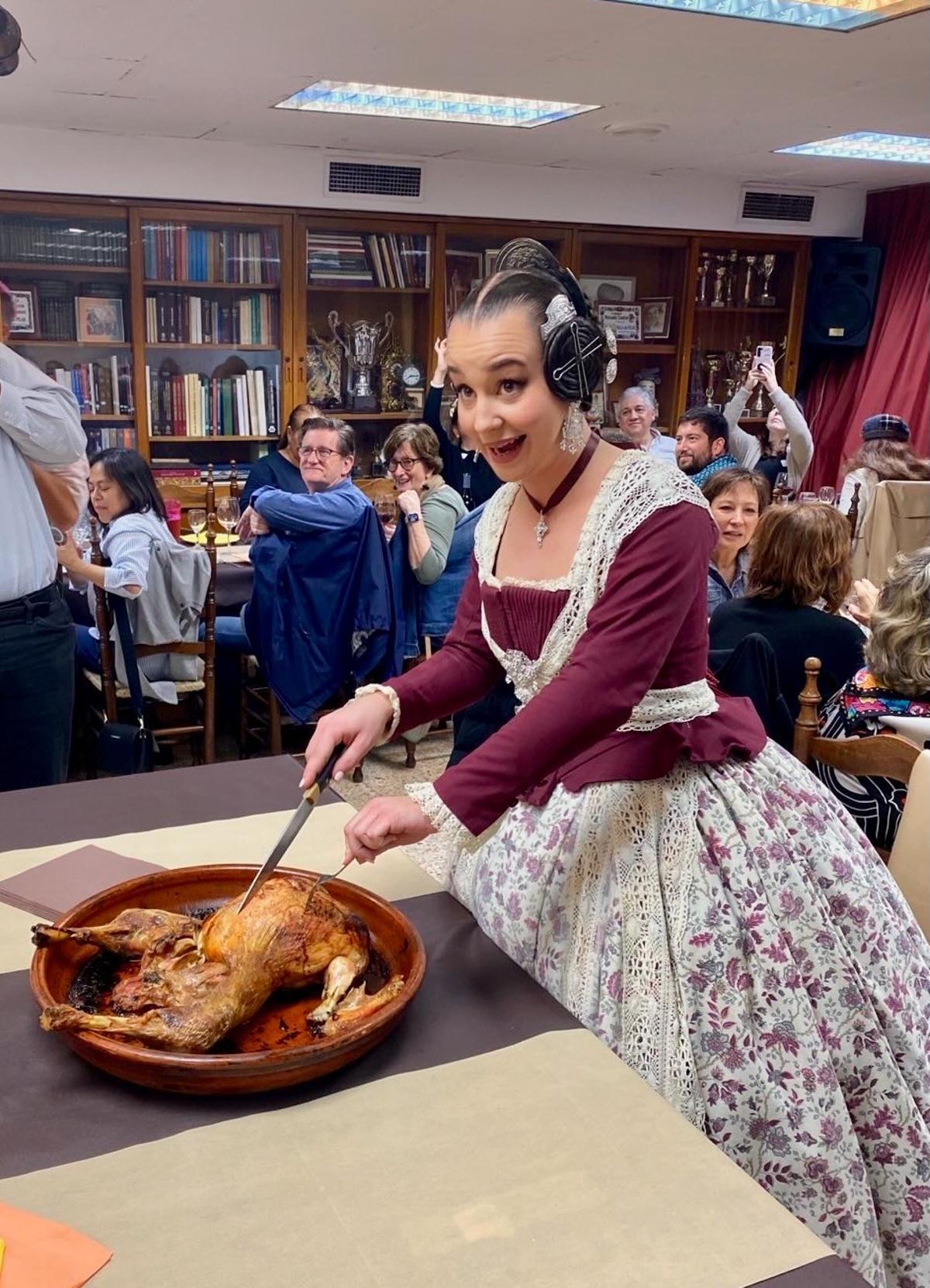 Acción de Gracias en el casal fallero de Plaza del Pilar