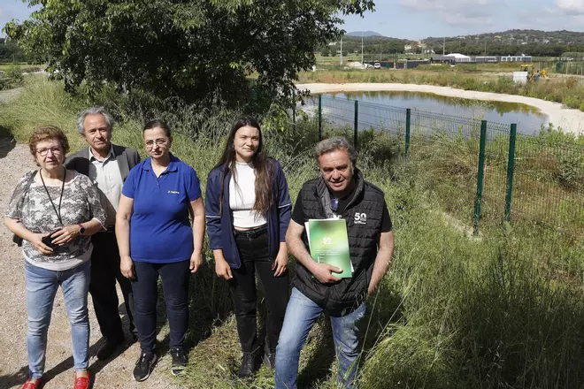 Les fotos de naturalistes, pagesos i veïns per aturar la segona fase de la ciutat esportiva del Girona a Vilablareix
