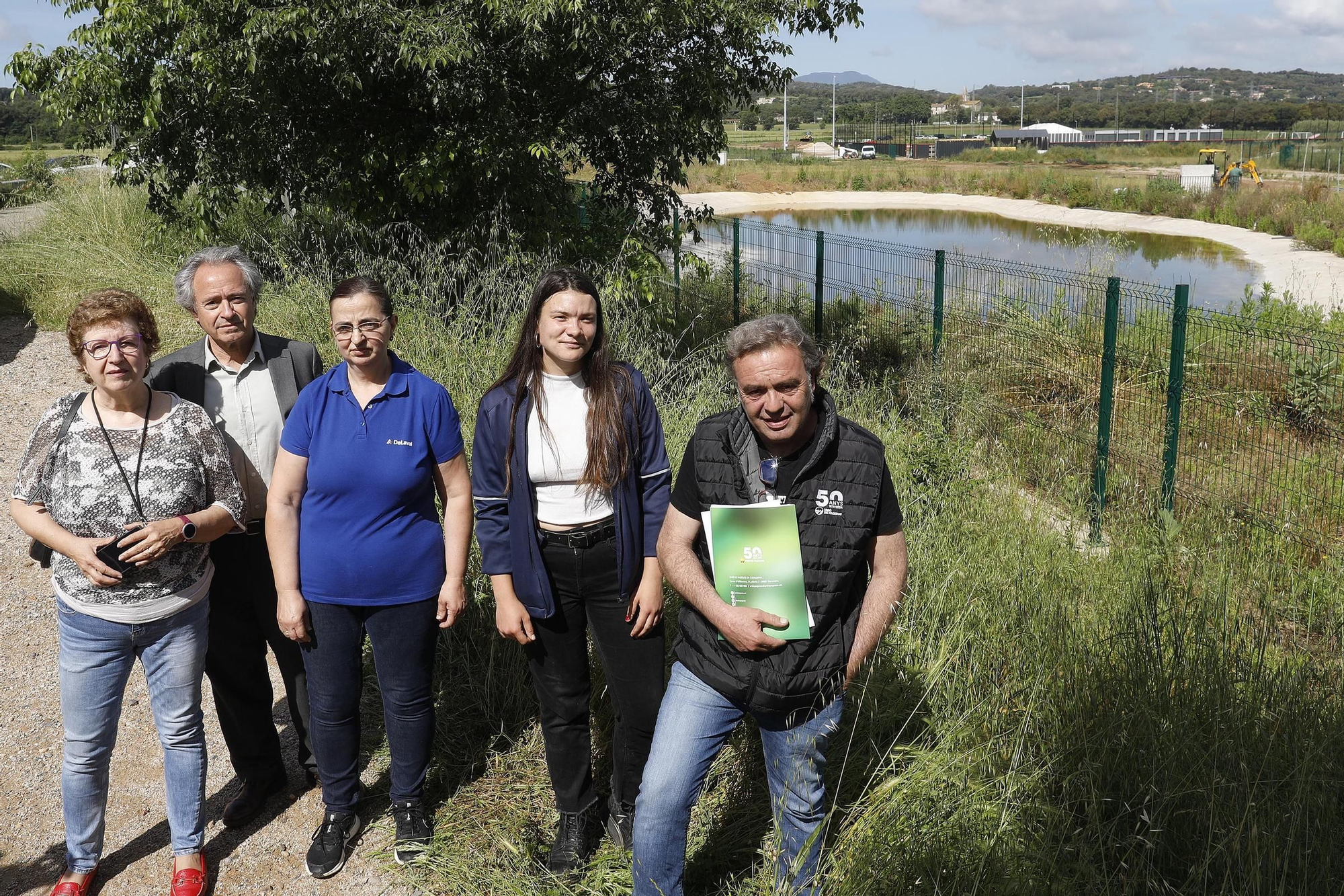 Les fotos de naturalistes, pagesos i veïns per aturar la segona fase de la ciutat esportiva del Girona a Vilablareix
