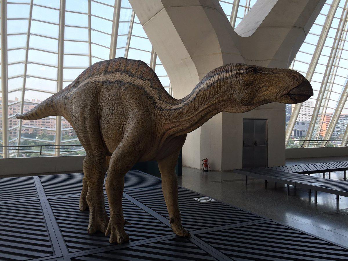 Réplica del ‘Morelladon beltrani’, una especie descubierta en Morella.