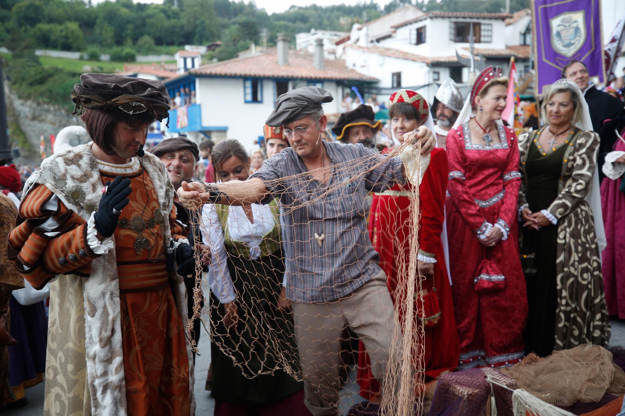 El desembarco de Carlos V en Tazones, así es la gran recreación histórica de Villaviciosa