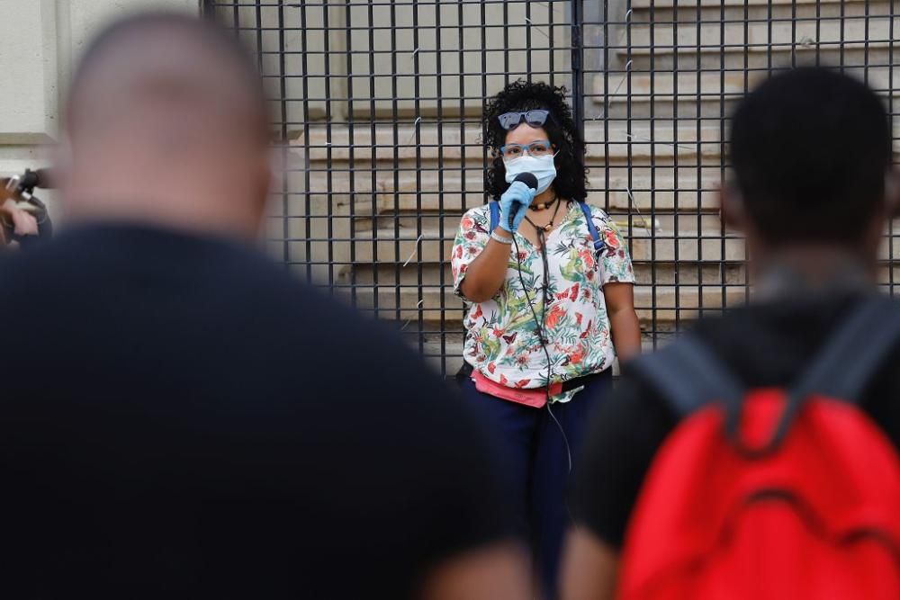 Protesta contra el racismo en Murcia