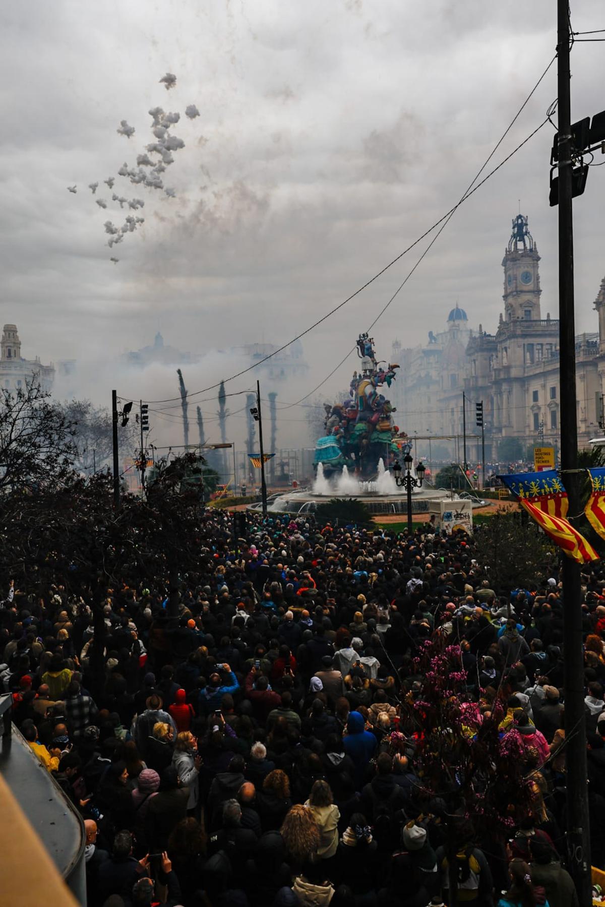 La mascletà del 18 de marzo, en imágenes La mascletà del 18 de marzo, en imágenes