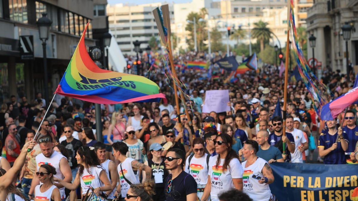 Celebración del Orgullo 2025 en València