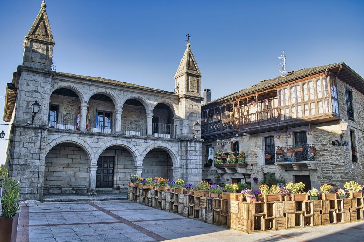 El ayuntamiento de Puebla de Sanabria en Zamora