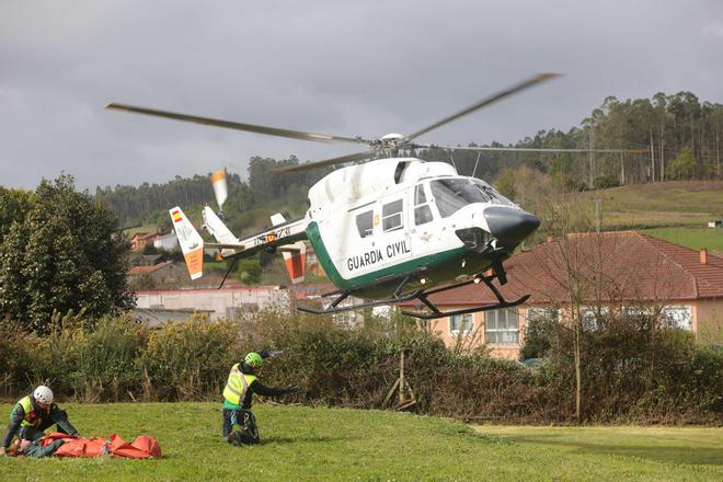 Exhibición de la Guardia Civil en Abegondo