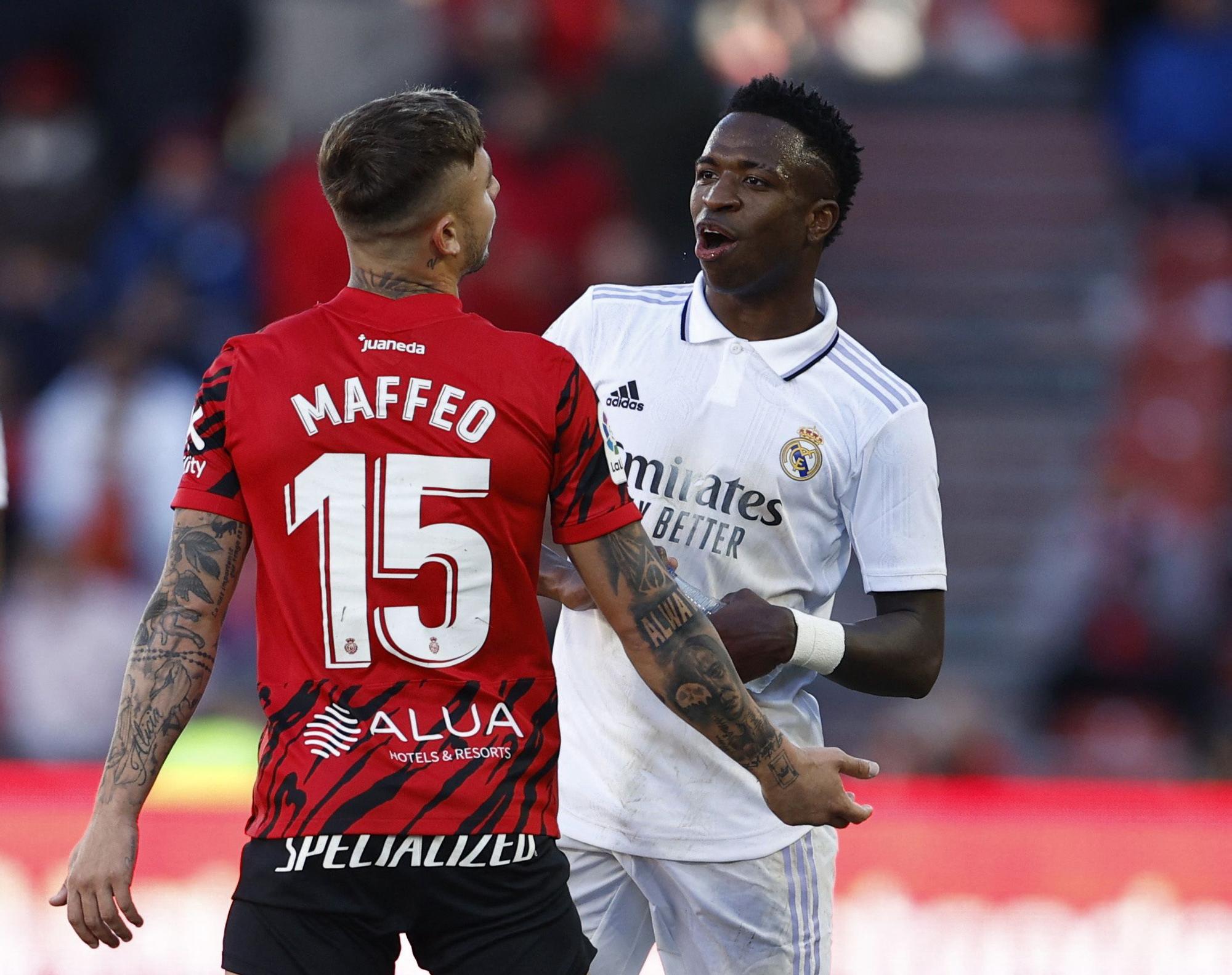 Mallorca - Madrid: Así fue el duelo Maffeo contra Vinícius