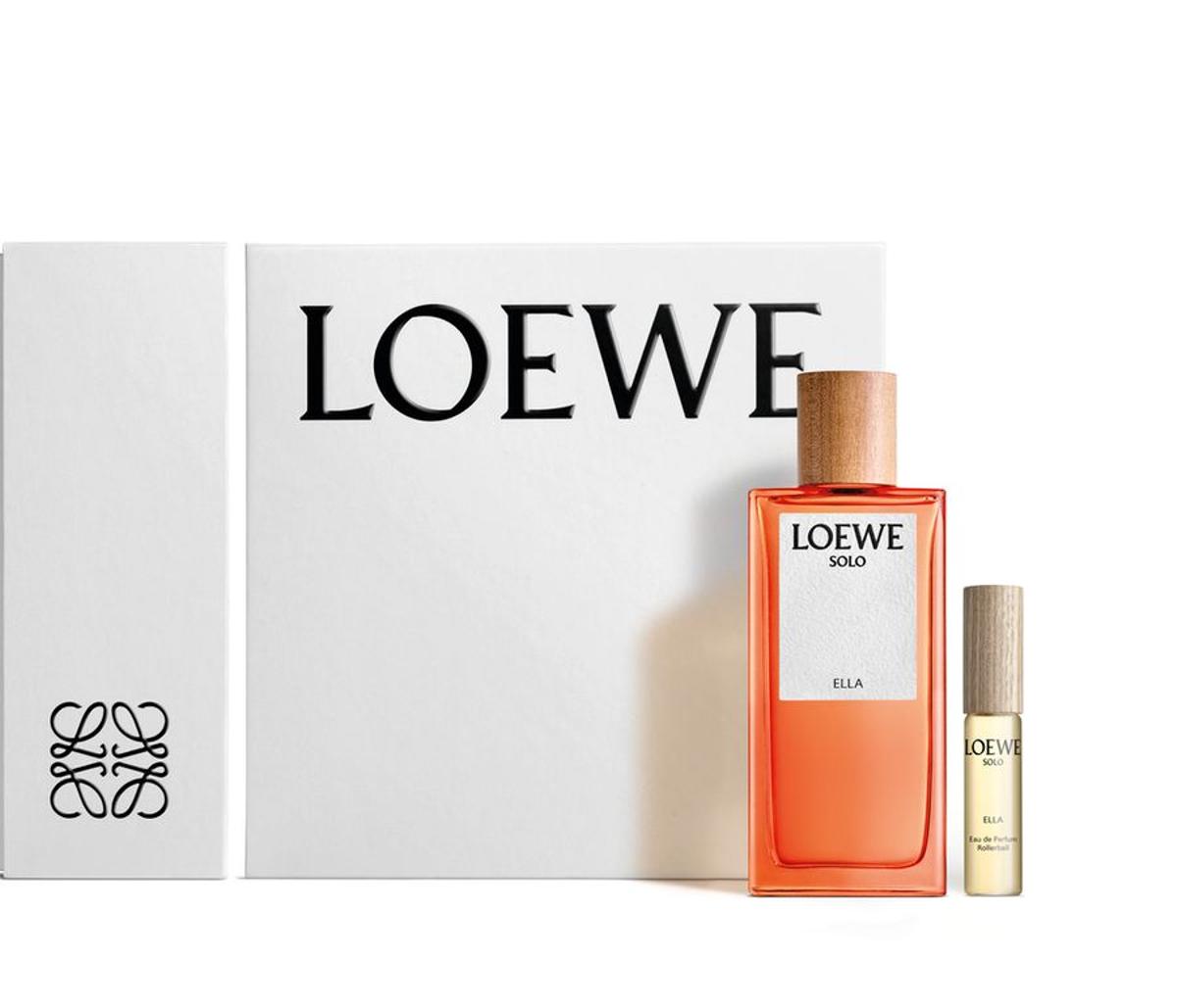 Cofre Solo Ella de Loewe con perfume y roll-on