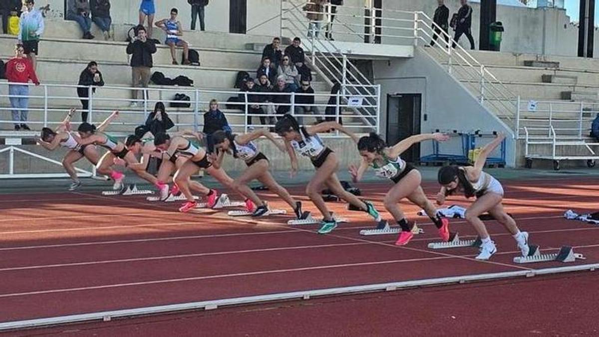 Una competición en la Ciudad Deportiva cacereña.