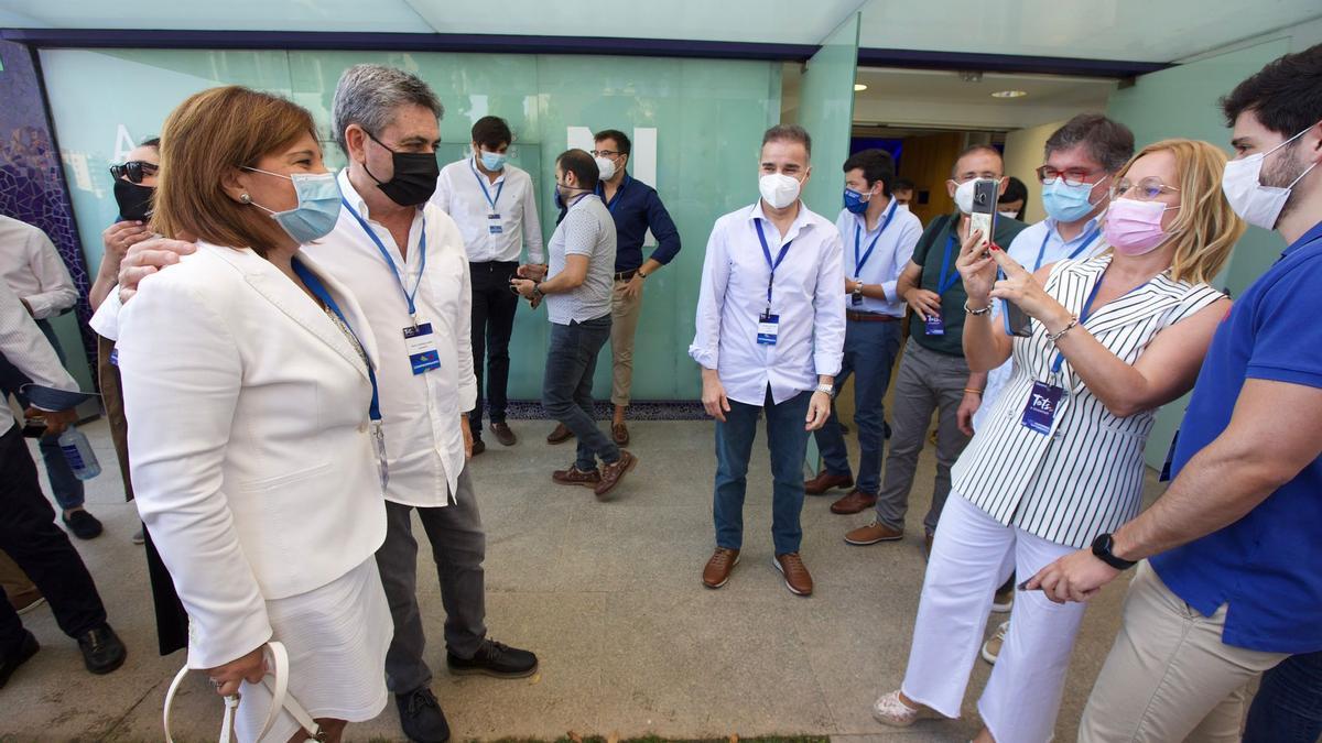 Las imágenes del congreso regional del PP celebrado en el Palau de Les Arts Reina Sofía