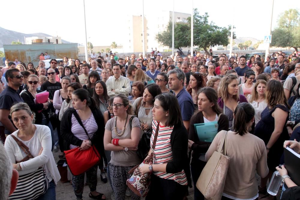 Aspirantes en uno de los tribunales de Cartagena