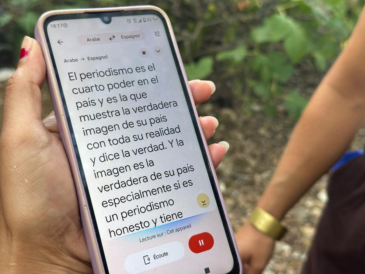Amal muestra la importancia del periodismo en Argelia