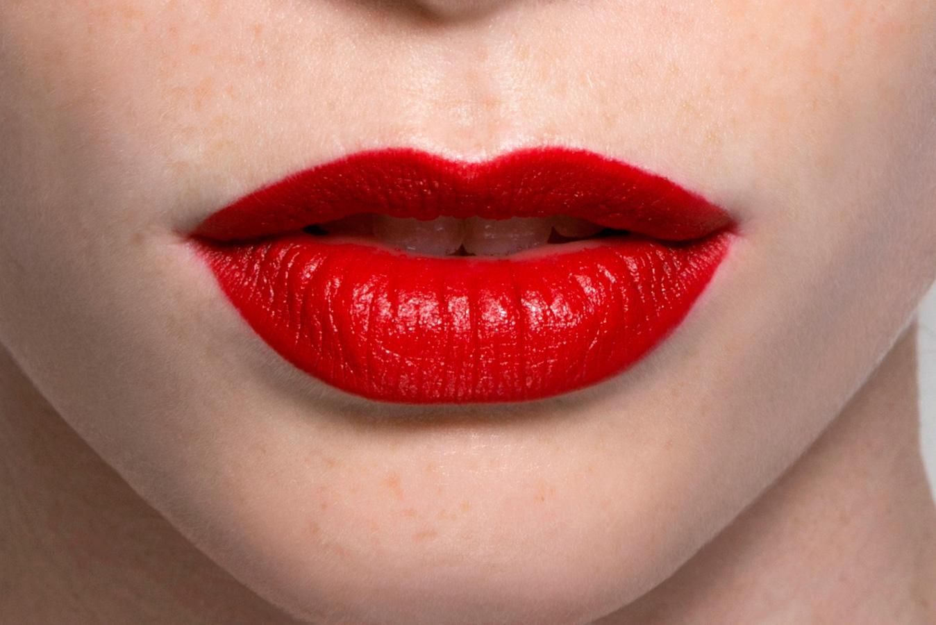 Labial mate rojo