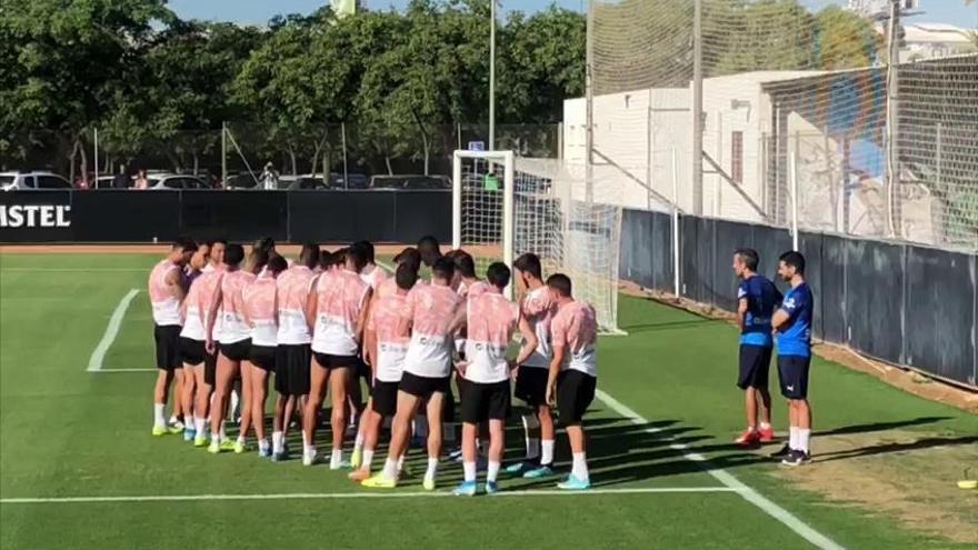 Así ha sido el comienzo del entrenamiento del Valencia CF