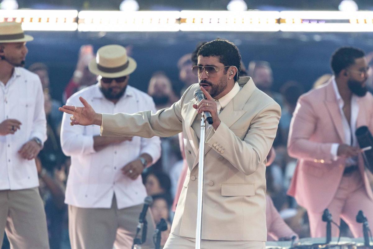 Primer concierto de Bad Bunny en el estadio Lluis Companys de Barcelona