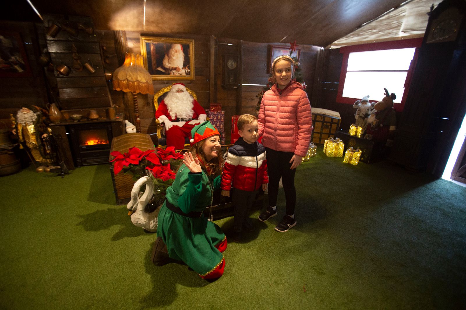 La Casa de Papá Noel recibe a los primeros niños