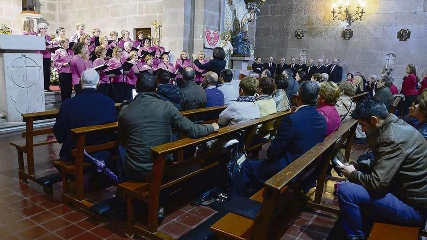 Actuación del Festival de Santa Cecilia celebrado en noviembre en la iglesia de O Carme. // Gonzalo Núñez