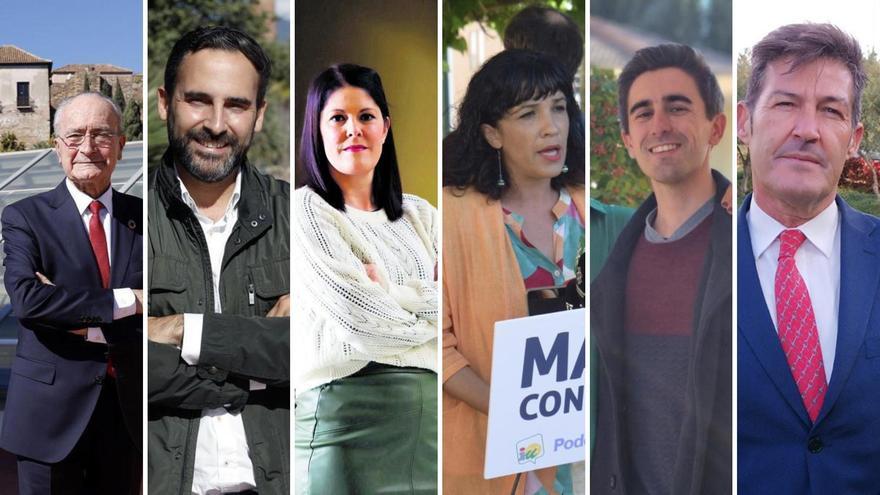 Estos son los candidatos para las elecciones municipales de Málaga este 28M