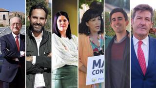 Estos son los candidatos para las elecciones municipales de Málaga este 28M