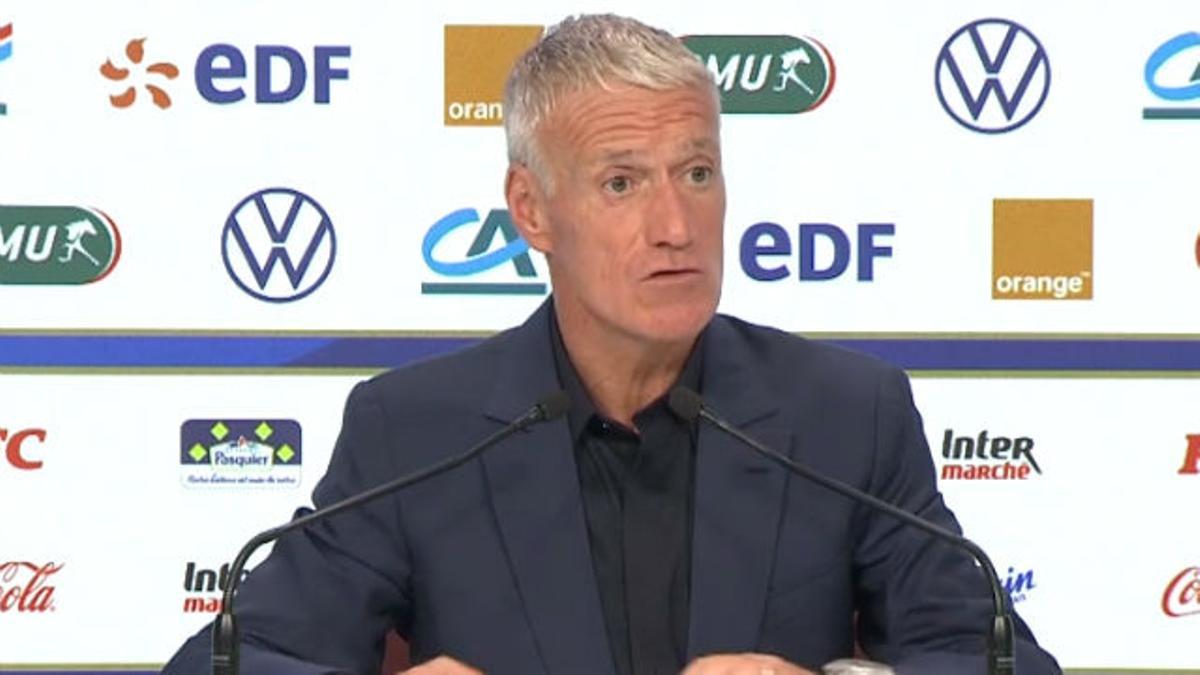 Deschamps: "En Francia hago jugar a Griezmann en otra posición"