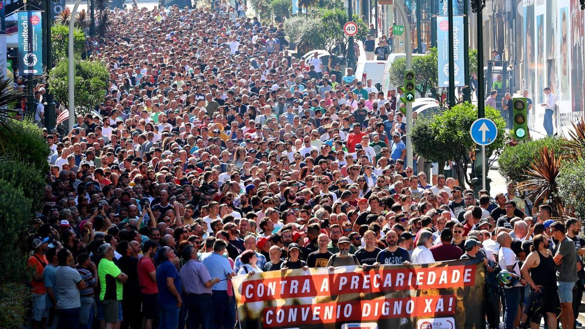 HUELGA METAL PONTEVEDRA: Más de mil trabajadores se manifiestan por el ...