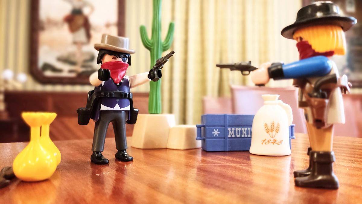 Duelo entre clicks de Playmobil